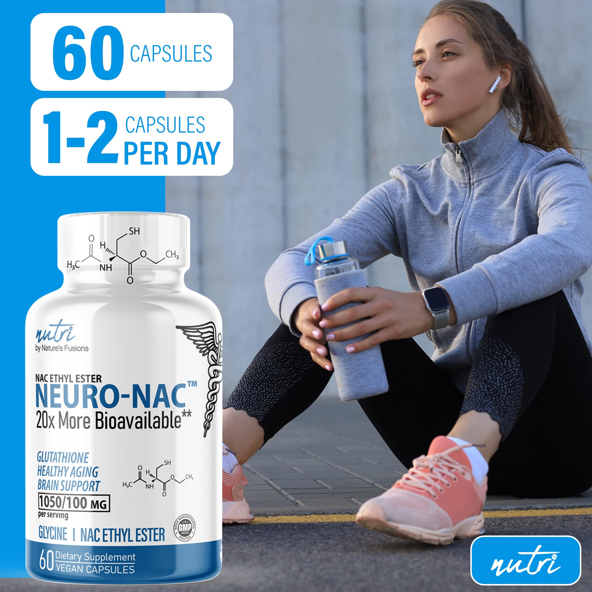 Nature's Fusions Neuro NACET Ester detalle de sabor: aroma suave y balanceado.