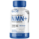 Nature's Fusions NMN 1000mg cápsulas para energía diaria y apoyo metabólico.