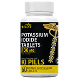 Nature's Fusions Potassium Iodide Tablets en botella, opción estable para almacenamiento prolongado