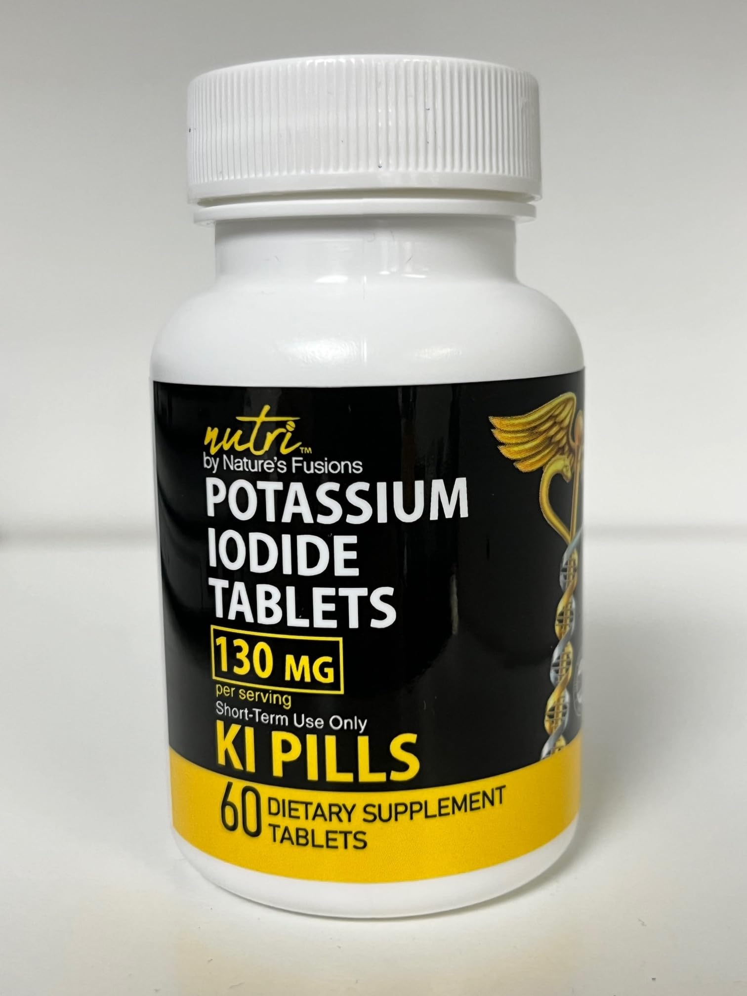 Nature's Fusions Potassium Iodide Tabletas, fáciles de dividir para dosis personalizadas