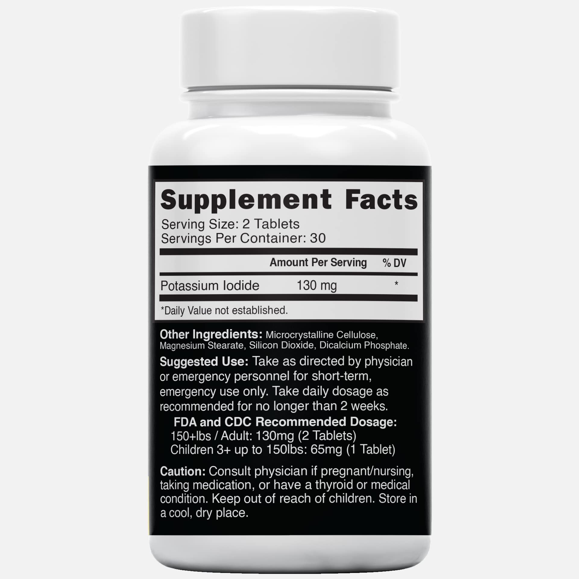 Nature's Fusions Tabletas 130 mg - primer plano de tabletas para dosis