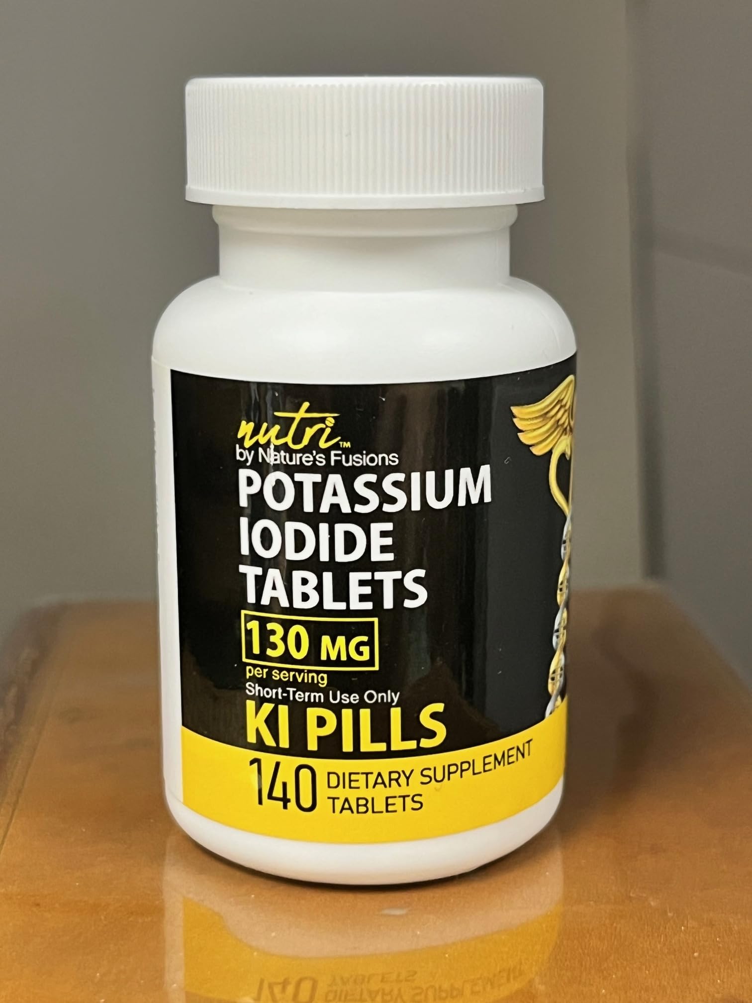 Nature's Fusions yoduro de potasio: dosis de 130 mg por tableta para adultos