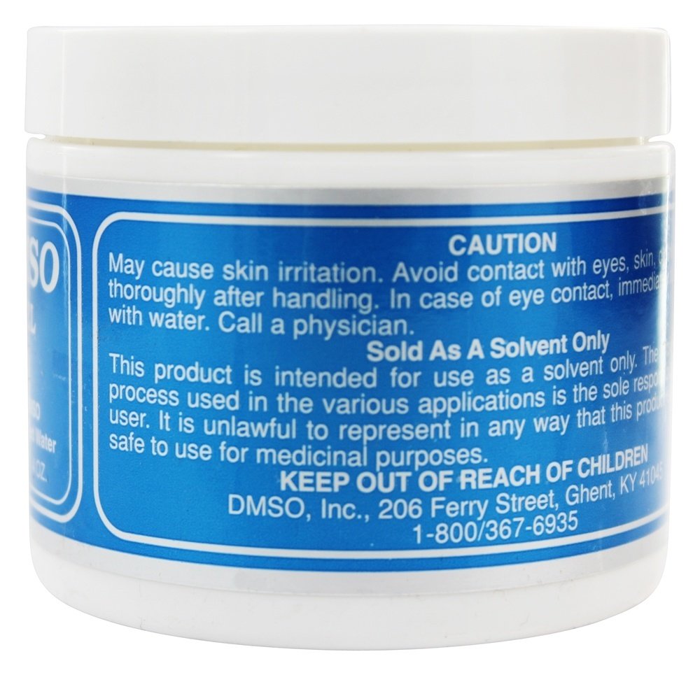 Aplicación tópica del DMSO Nature's Gift para posibles usos en la piel.