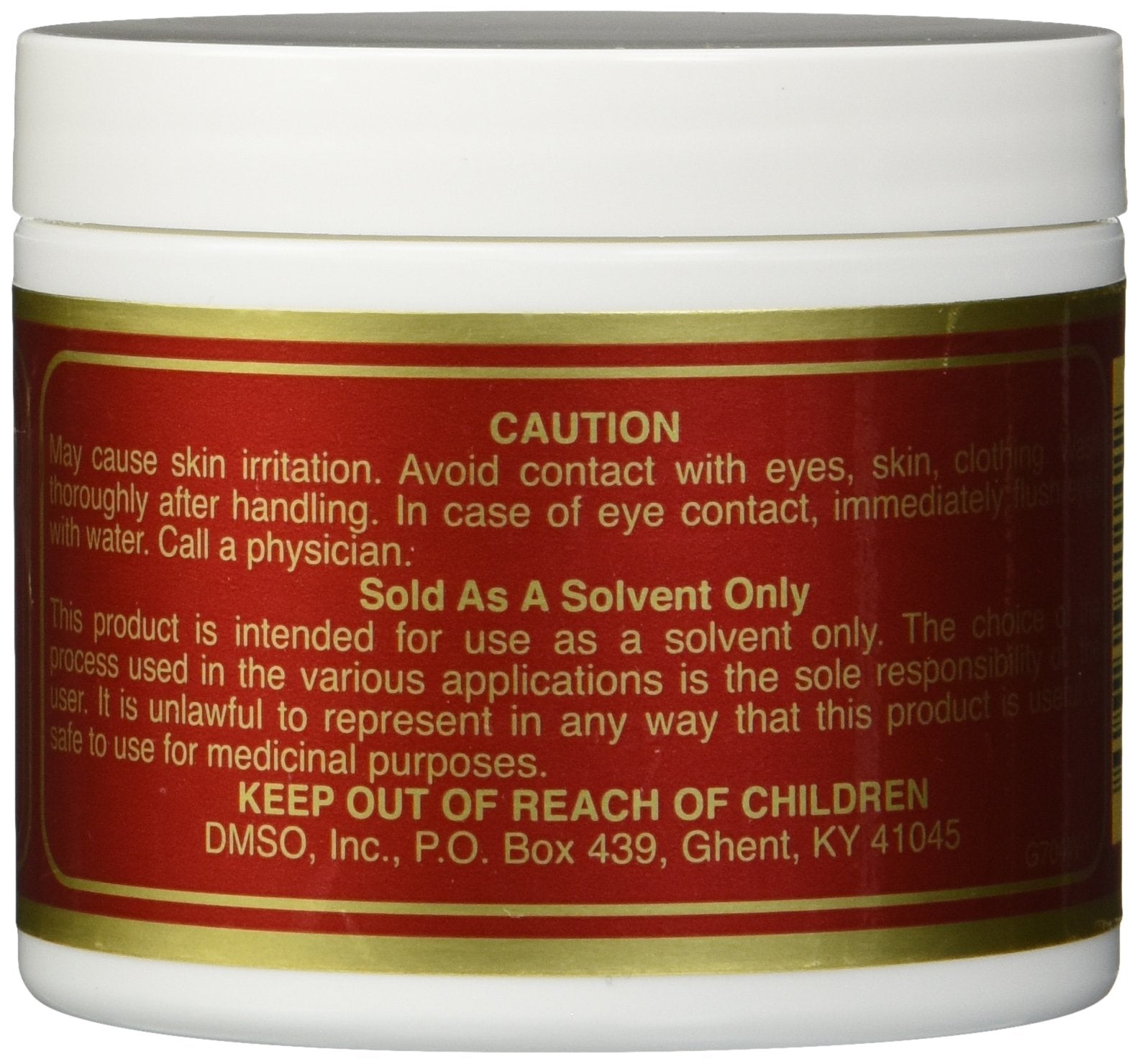 Nature's Gift DMSO gel para aplicación en piel, uso localizado y cómodo