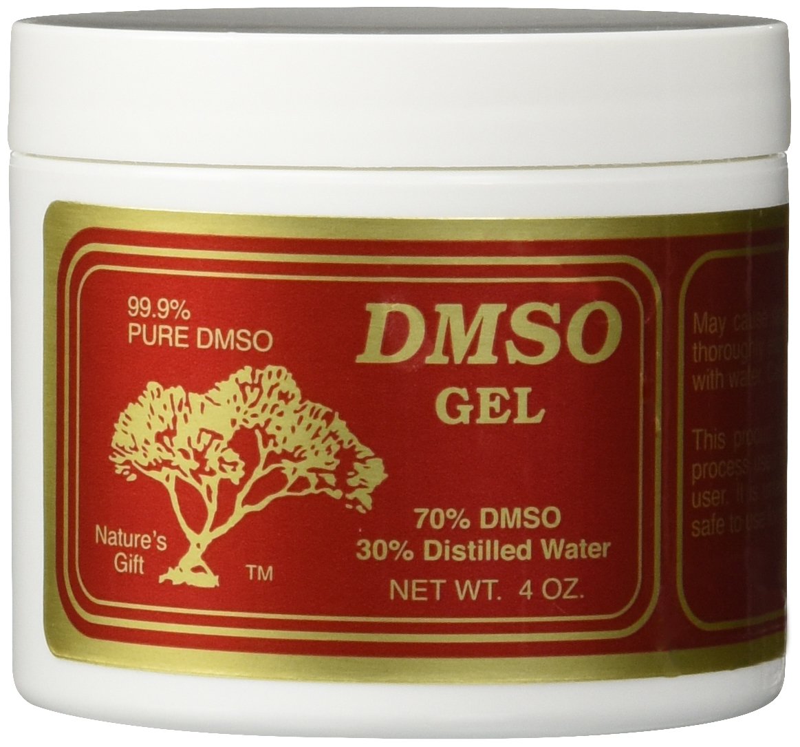 Nature's Gift DMSO gel sin fragancia para cuidado de la piel y uso versátil
