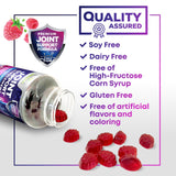Nature's Gummies ingrediente glucosamina y condroitina, apoyo a articulaciones