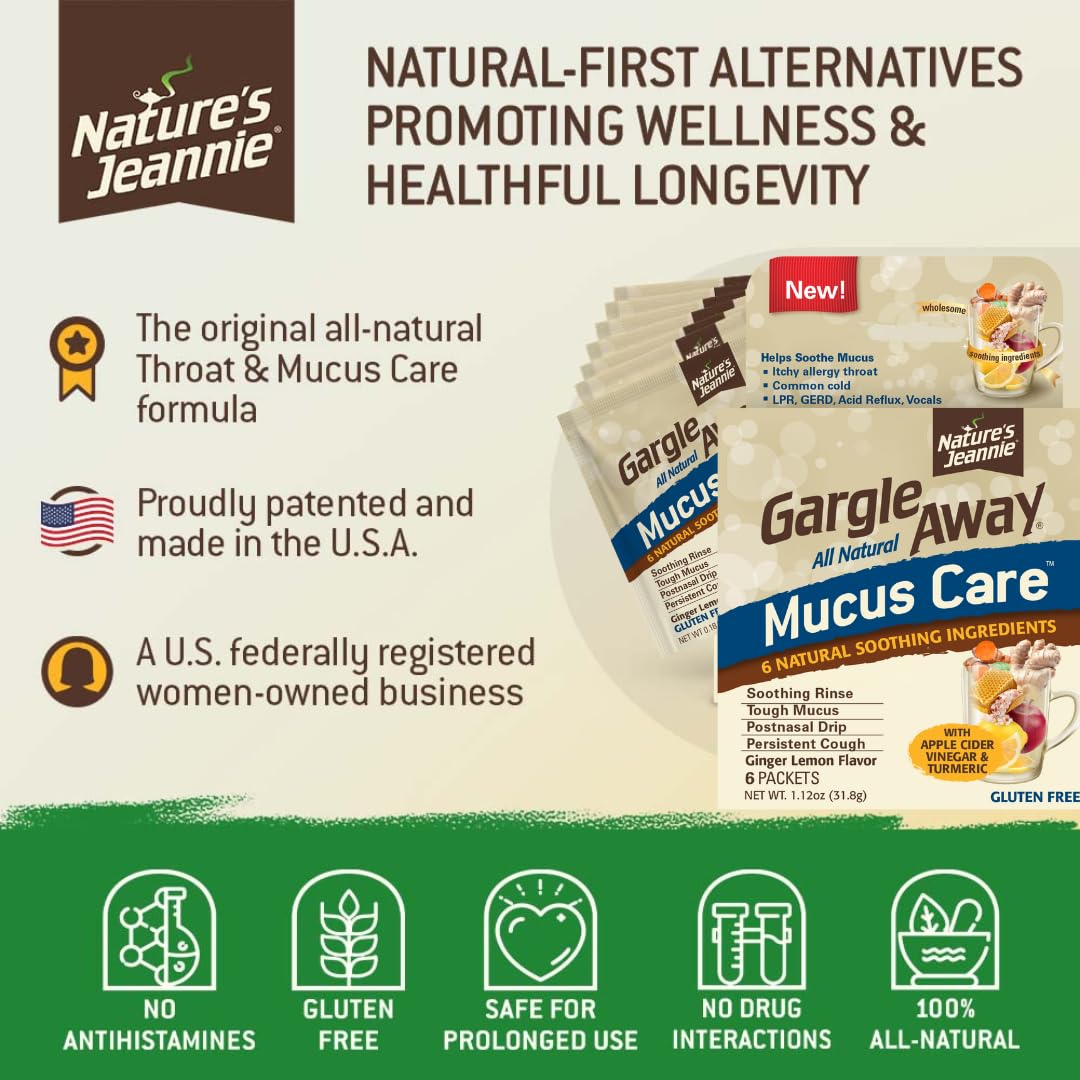 Nature's Jeannie Gargle Away: envase de viaje, ideal para llevar.