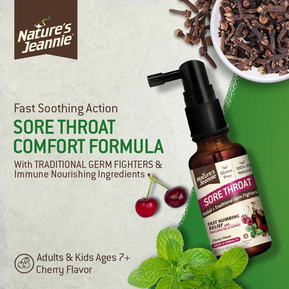 Sabor cereza de Nature's Jeannie, primer plano