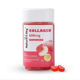 Nature's Key gominolas de colágeno sin azúcar, sabor durazno, envase de 120 para uso diario