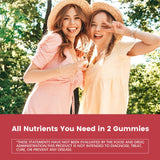 Nature's Key gominolas, ingredientes clave: vitaminas A C E y calcio.