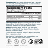 Nature's Lab Iron Plus Fast Melt dosis rápida para uso diario