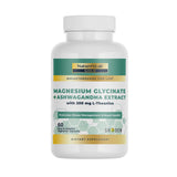 Nature's Lab Gold Magnesium + Ashwaganda, cápsulas, apoyo para manejo del estrés diario.