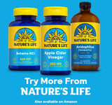 Nature's Life ACV Tabletas 250 mg aptas para un estilo de vida activo.