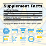 Extracto de raíz de ashwagandha 2100 mg de Nature's Life