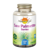 Nature's Life Bayas Palmetto frasco de capsulas para uso diario