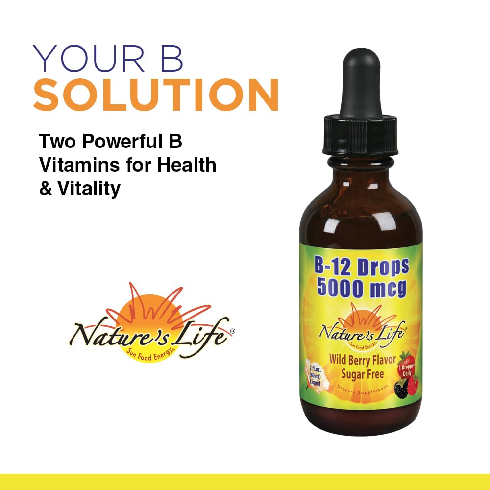 Nature's Life Biotina 2500mcg apoya el metabolismo y la energía diaria.