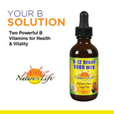 Nature's Life Biotina 2500mcg apoya el metabolismo y la energía diaria.