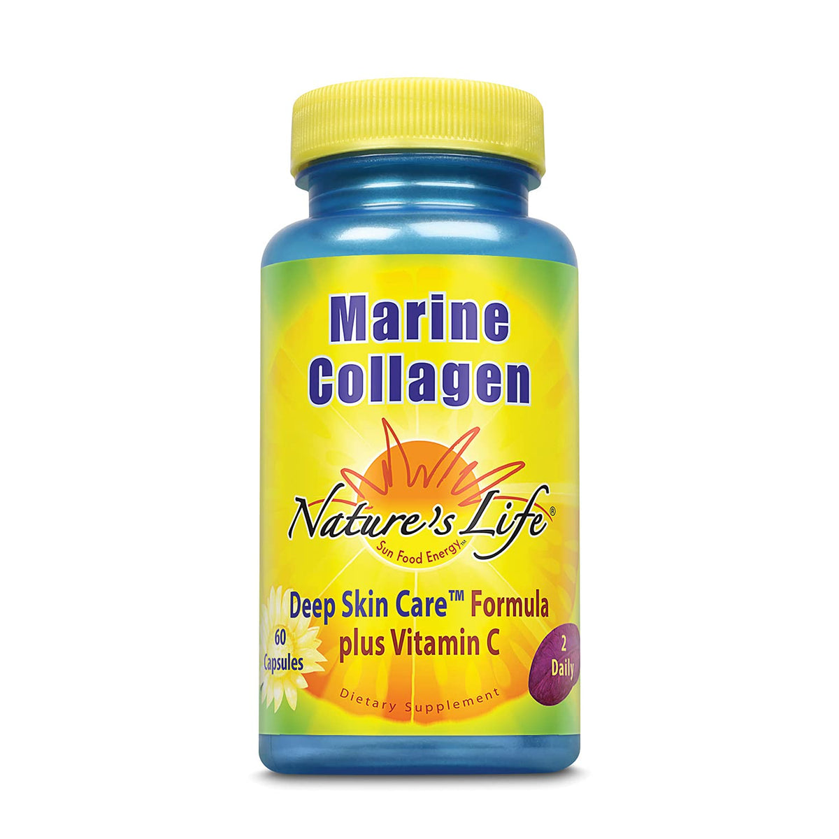 Nature's Life Colágeno Marino: bote para cuidado profundo de la piel.
