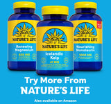 Nature's Life envase 500 tabletas, consumo diario.