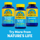 Nature's Life Herbs & Prunes: laboratorio-verificado garantiza calidad y pureza.