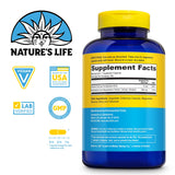 Nature's Life magnesio 500 mg en cápsulas vegetales para nervios