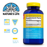 Nature's Life Monolaurin 1000 mg, cápsulas vegetarianas, uso diario posible equilibrio intestinal