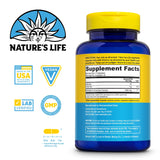 Cápsulas vegetarianas de Nature's Life Monolaurin para rutina diaria cómoda