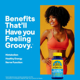 Nature's Life niacinamida 500 mg energizante: frasco, dosificación conveniente para cada día.