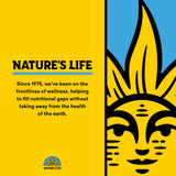 Nature's Life sello GMP y garantía de 60 días en el empaque