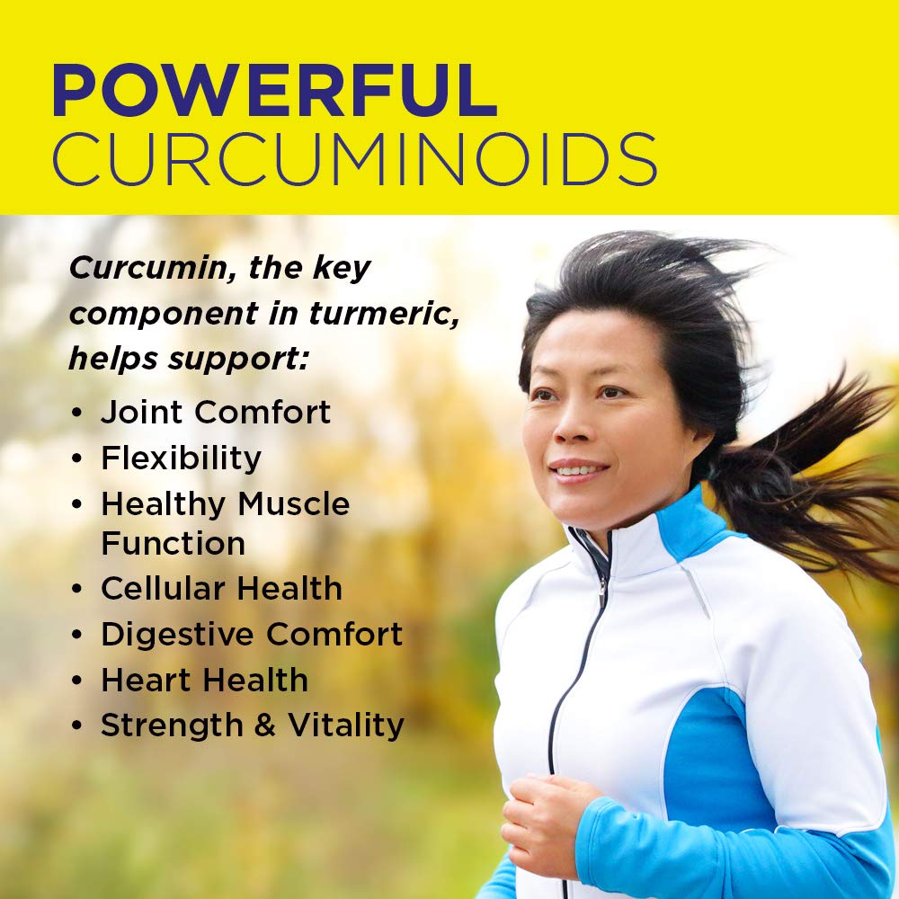 Nature's Life Turmeric Ginger Joint Ease, cápsulas para flexibilidad diaria.