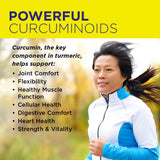 Nature's Life Turmeric Ginger Joint Ease, cápsulas para flexibilidad diaria.