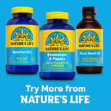 Nature's Life uso diario con alimento para mejor digestión
