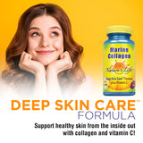Nature's Life Vitamina C añadida para apoyar la síntesis de colágeno.