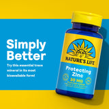 Nature's Life Zinc Picolinato: uso recomendado para rutina diaria.