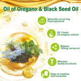 Nature's live cápsulas de oregano y semilla negra para digestión y antioxidantes