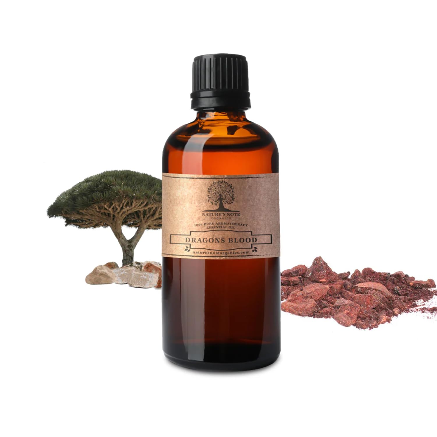 Nature's Note Sangre de Dragón frasco ámbar para perfumar espacios