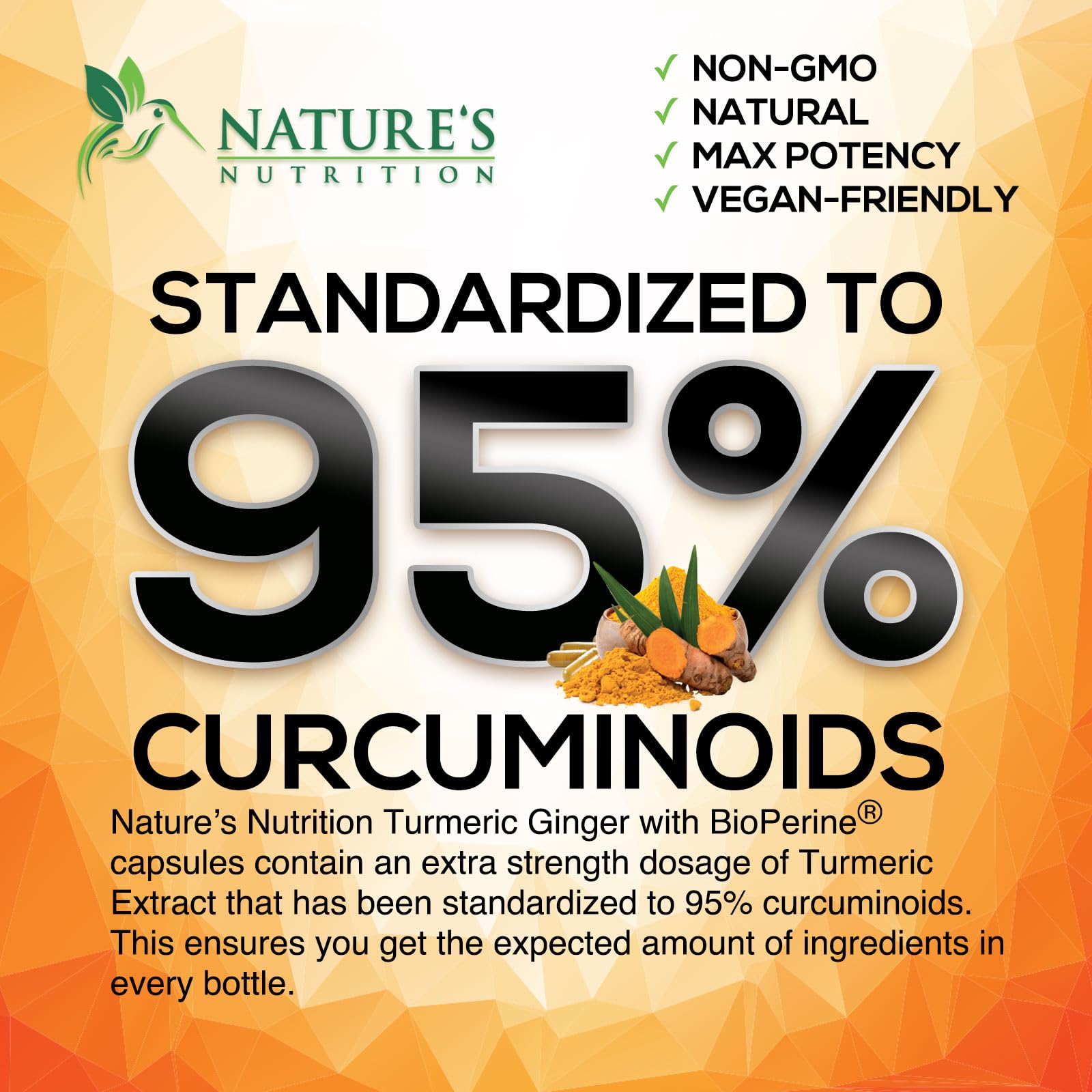 Nature's Nutrition bote hecho en EE UU con control de calidad