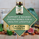 Nature's Nutrition Calcio 1200 mg con D3, botellas en estante