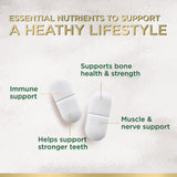 Nature's Nutrition Calcio 1200 mg con D3, caja del producto