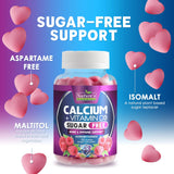 Producto sin azúcar Nature's Nutrition calcio gominolas sabor frambuesa