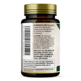 Nature's Nutrition frasco oscuro con tapa de seguridad, protege la frescura