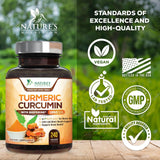 Nature's Nutrition cápsulas veganas listas para consumo diario.