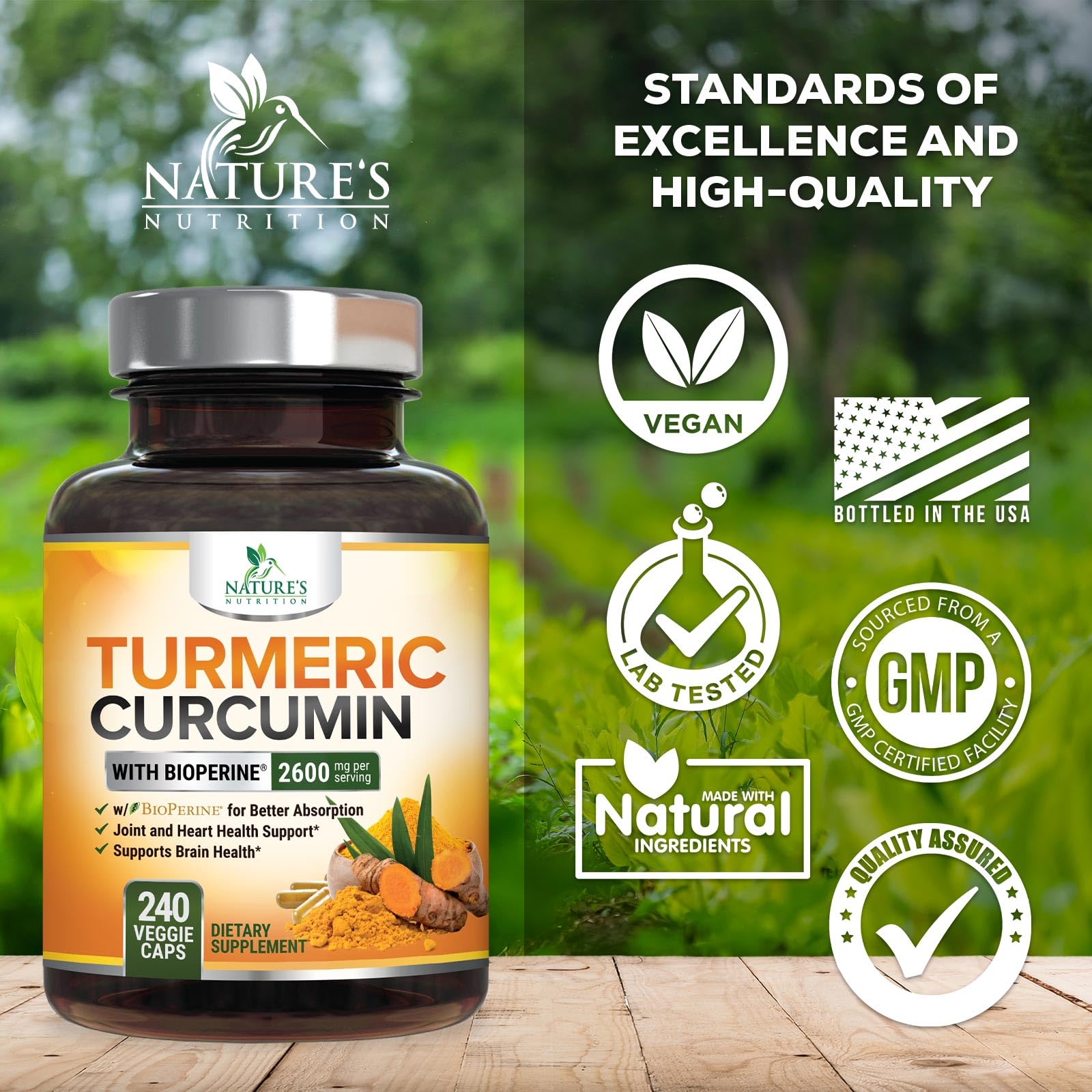 Nature's Nutrition cápsulas veganas aptas para dieta vegetariana