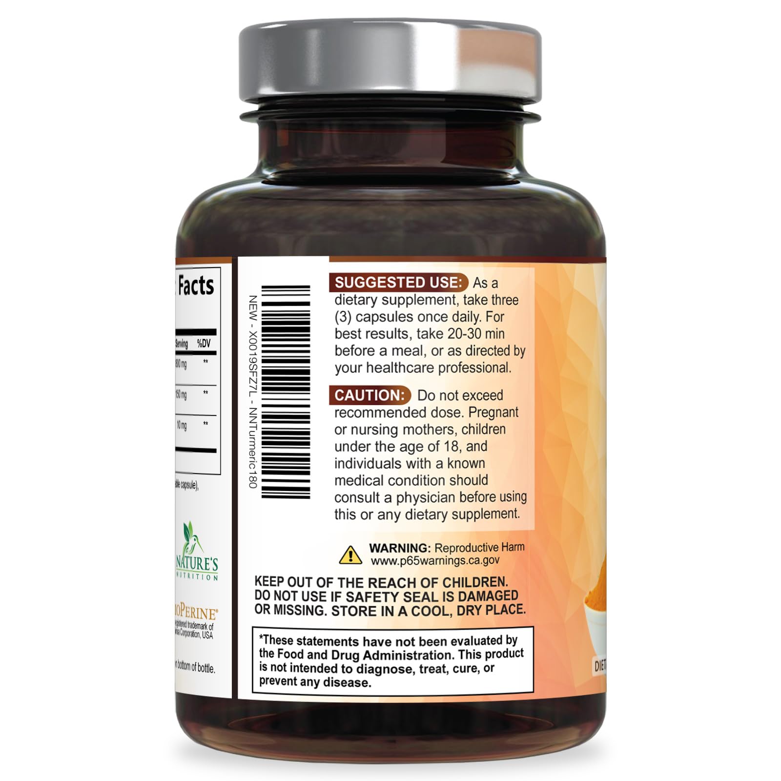 Nature's Nutrition uso diario para movilidad y bienestar general
