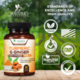 Nature's Nutrition ginger roots highlighting natural flavor and warmth