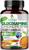 Nature's Nutrition glucosamina-condroitina-msm: cápsulas para movilidad articular diaria