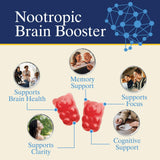 Nature's Nutrition gominolas cerebro, detalle de B6 y B12, nutrientes para energía
