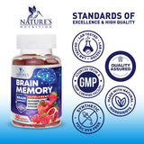 Nature's Nutrition gominolas vitaminas cerebrales diarias para energía mental