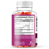 Nature's Nutrition gomitas ACV manzana, enfoque en B12 para energía diaria.