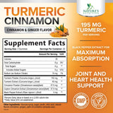  Nature's Nutrition gomitas turmerica jengibre canela: sabor agradable y apoyo para la digestión.